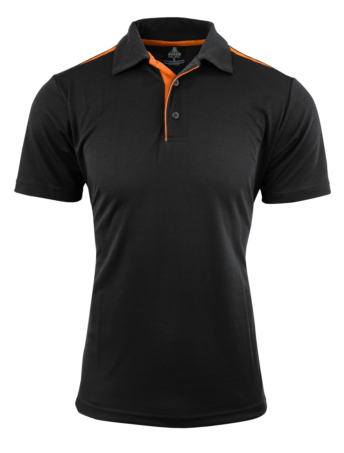 Aussie Pacific Paterson Men's Polo 1305 - Black/Orange