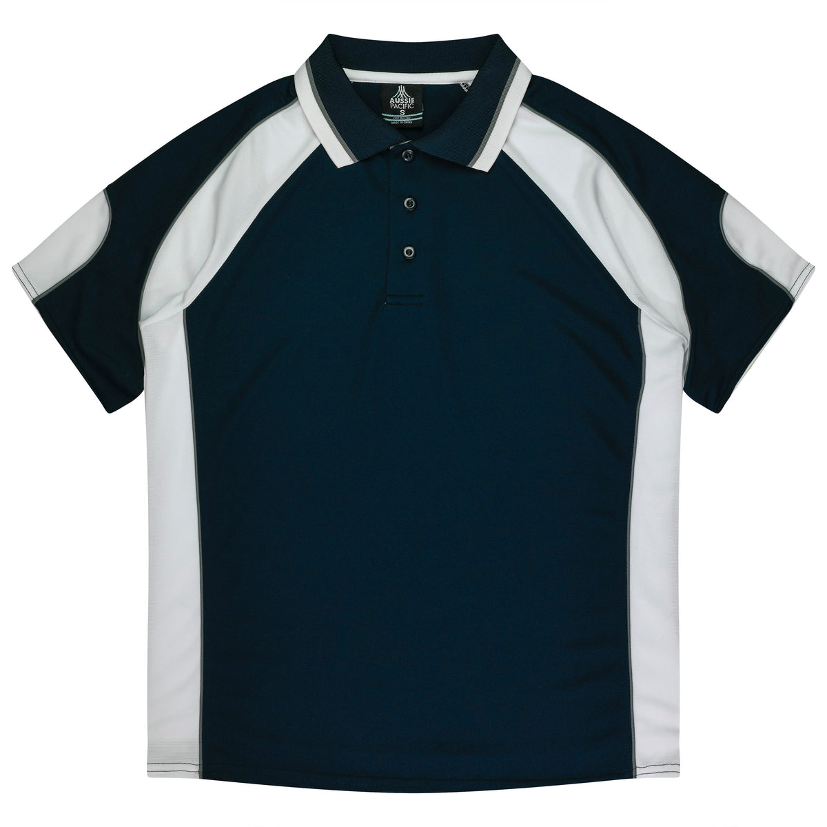 Aussie Pacific Murray Kids Polo 3300 - Navy/White