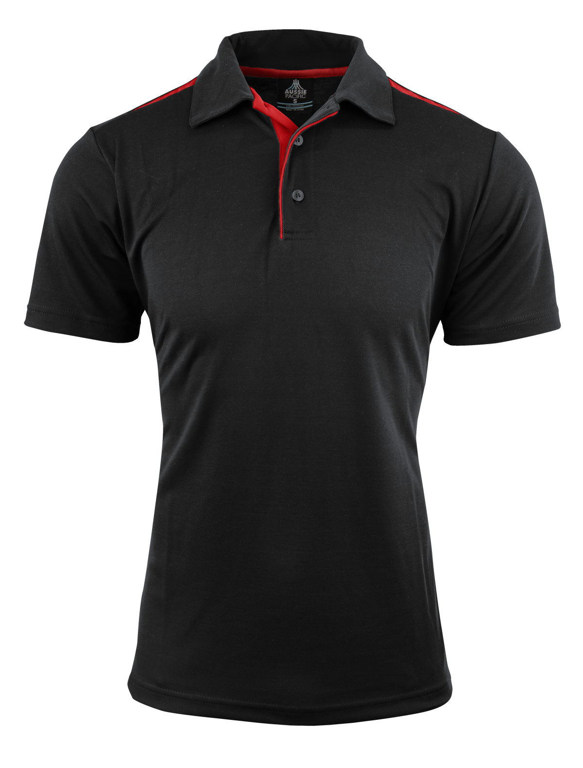 Aussie Pacific Paterson Men's Polo 1305 - Black/Red