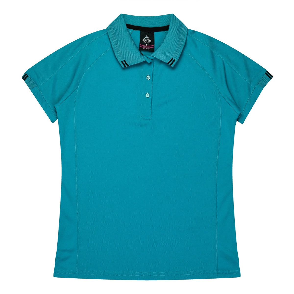 Aussie Pacific Flinders Ladies Polo 2308 - Teal/Black