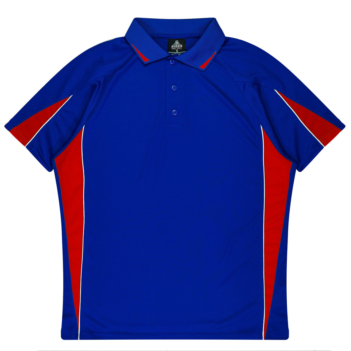 Aussie Pacific Eureka Kids Polo 3304 - Royal/Red