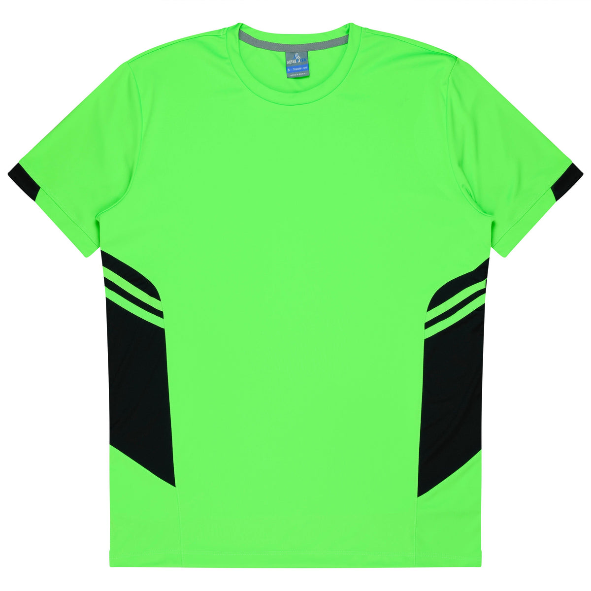 Aussie Pacific Tasman Kids Tee 3211 - Neon Green/Black