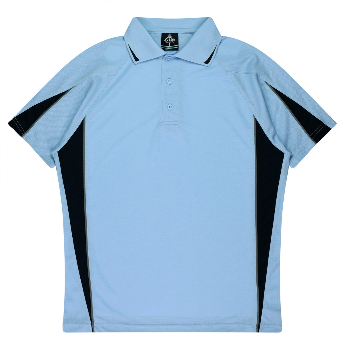 Aussie Pacific Eureka Kids Polo 3304 - Sky/Navy