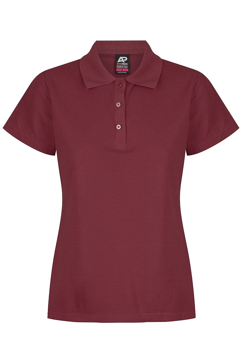 Aussie Pacific Hunter Ladies Polo 2312 - Maroon