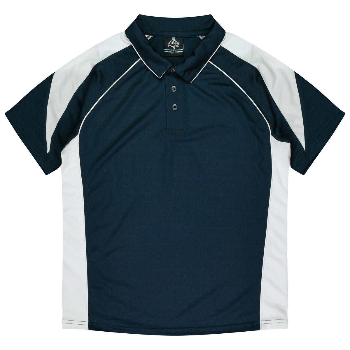 Aussie Pacific Premier Kids Polo 3301 - Navy/White