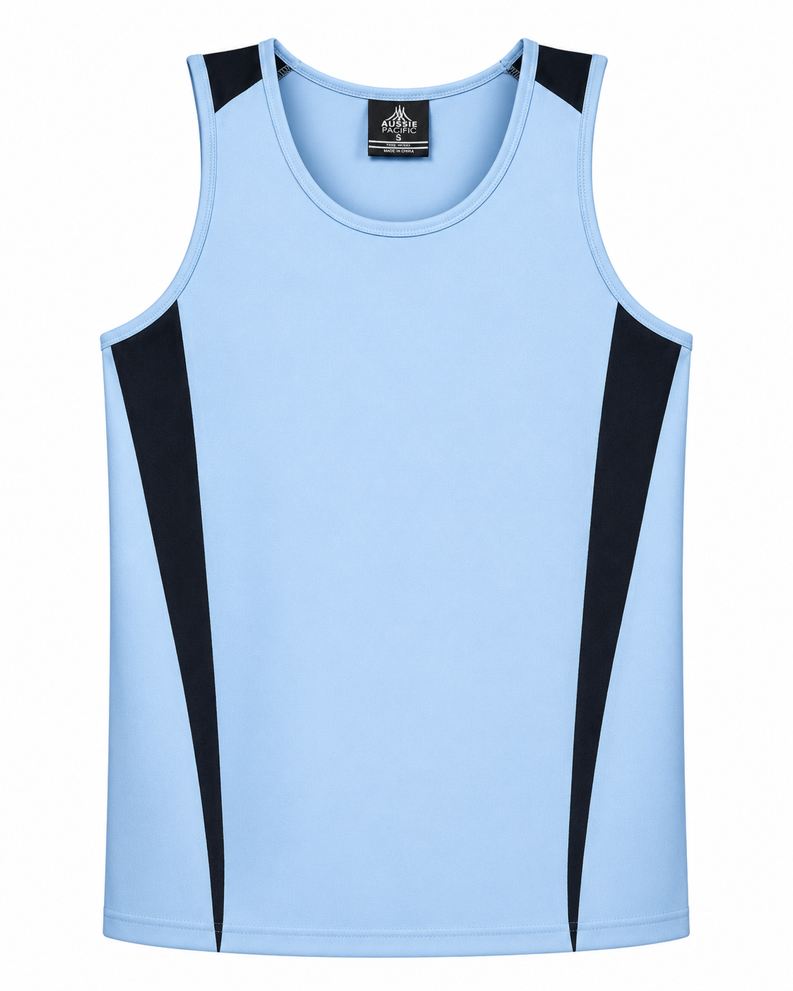 Aussie Pacific Eureka Men's Singlet 1104 - Sky/Navy