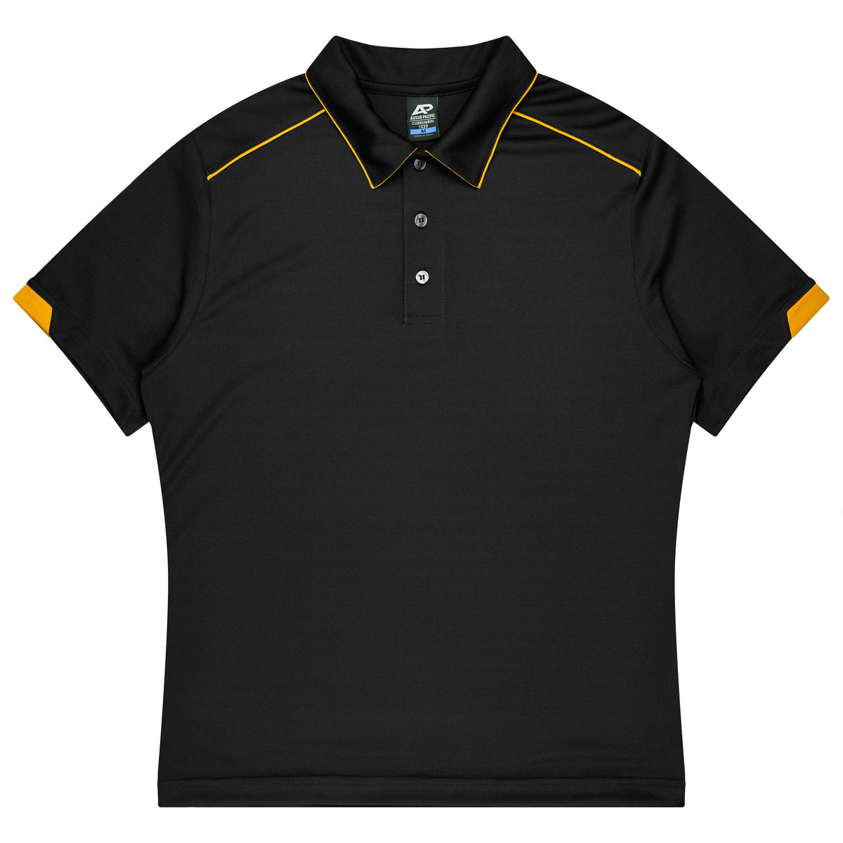 Aussie Pacific Currumbin Kids Polo 3320 - Black/Gold