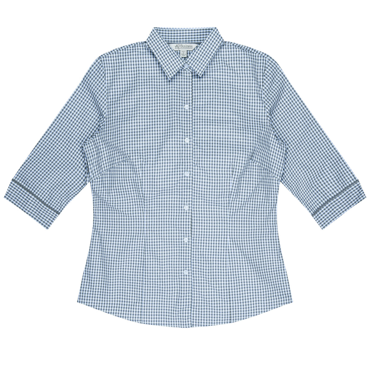 Aussie Pacific Epsom Ladies Shirt 3/4 Sleeve 2907T - Slate