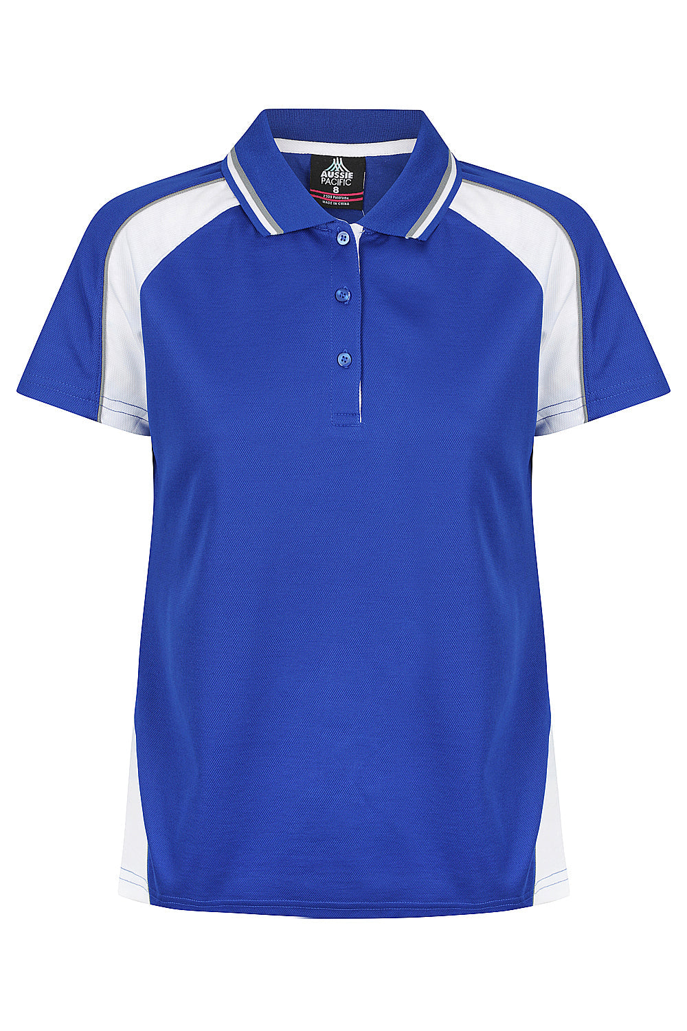 Aussie Pacific Panorama Ladies Polo 2309 - Royal/White/Ashe