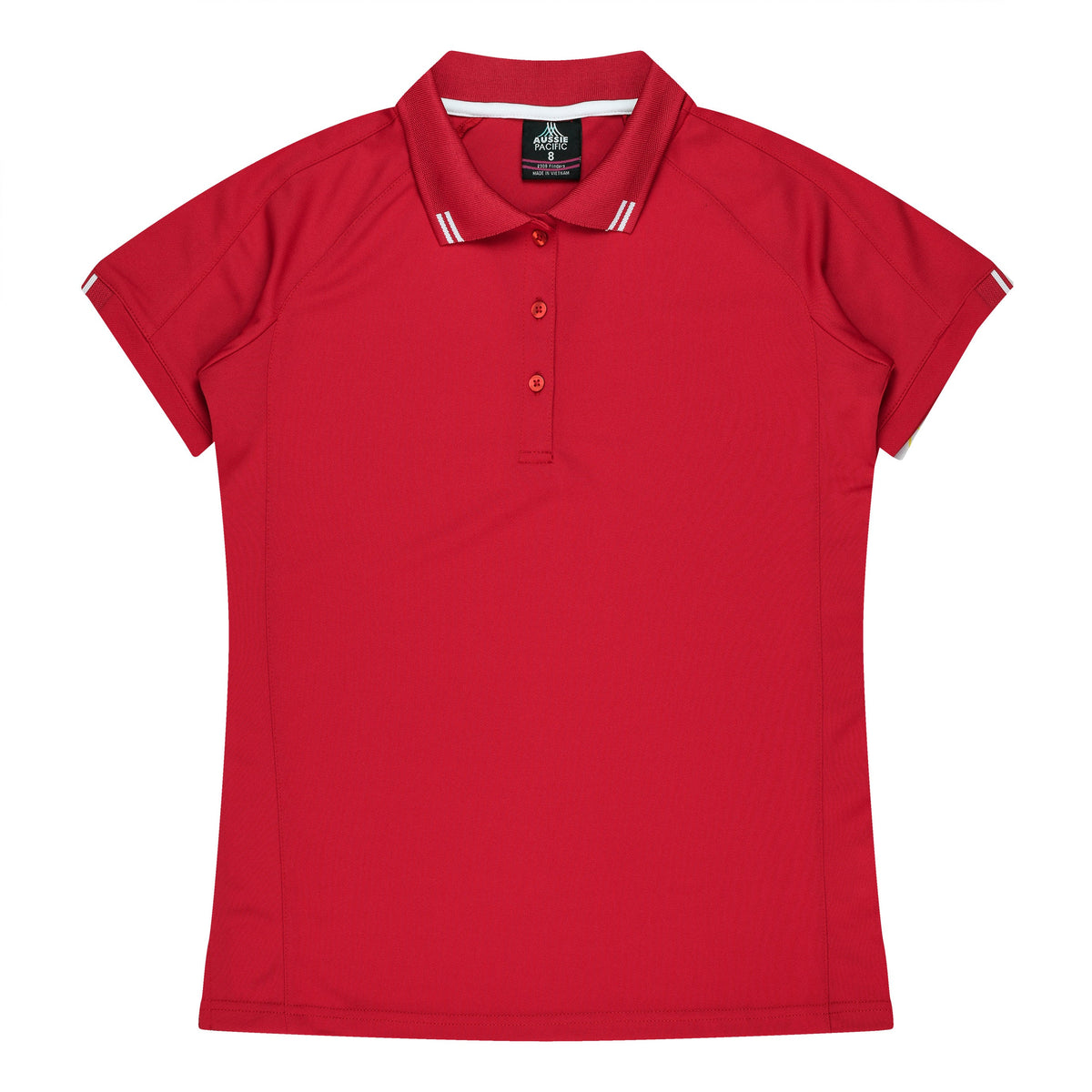 Aussie Pacific Flinders Ladies Polo 2308 - Red/White