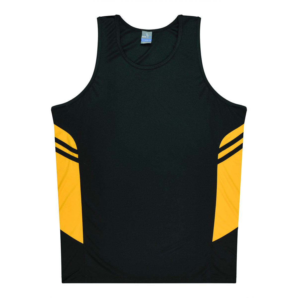 Aussie Pacific Tasman Kids Singlet 3111 - Black/Gold