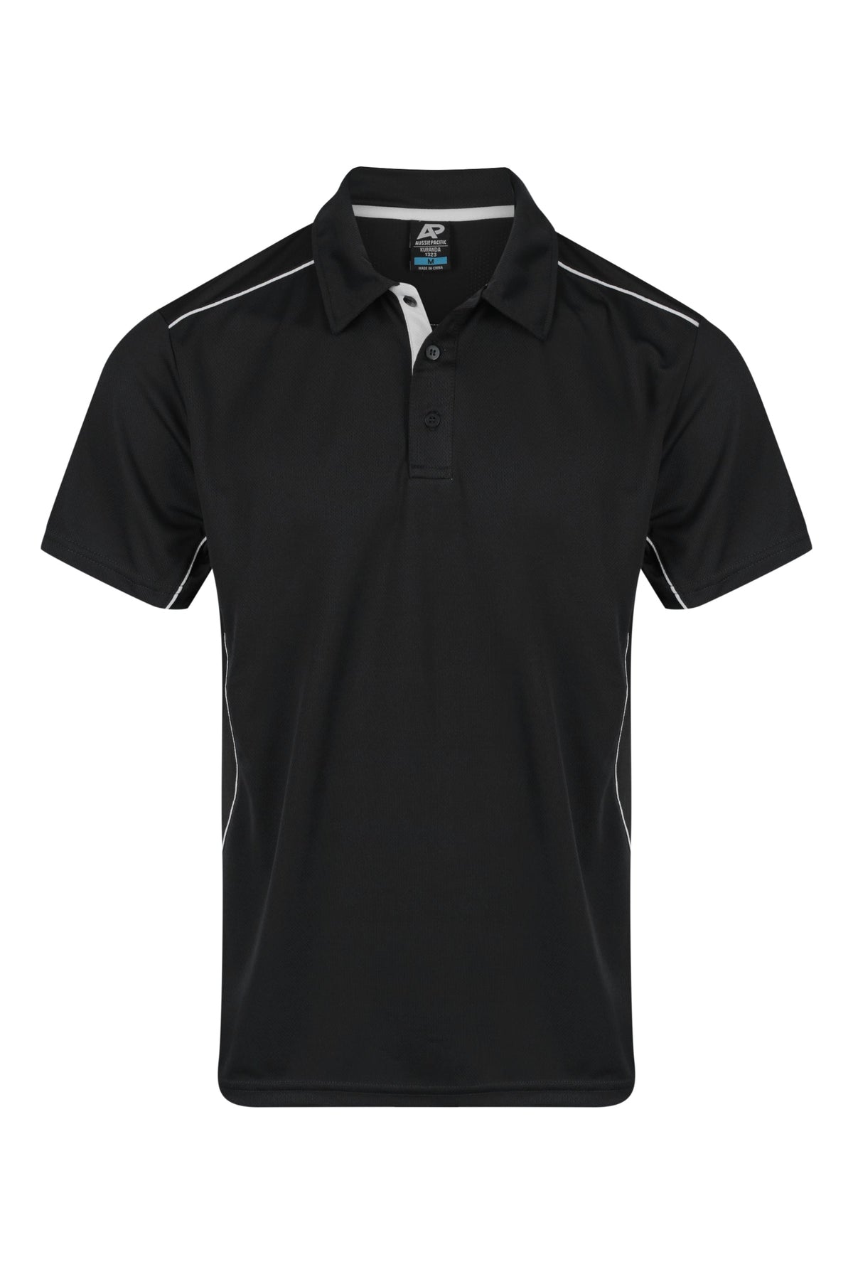 Aussie Pacific Kuranda Men's Polo 1323 - Black/White