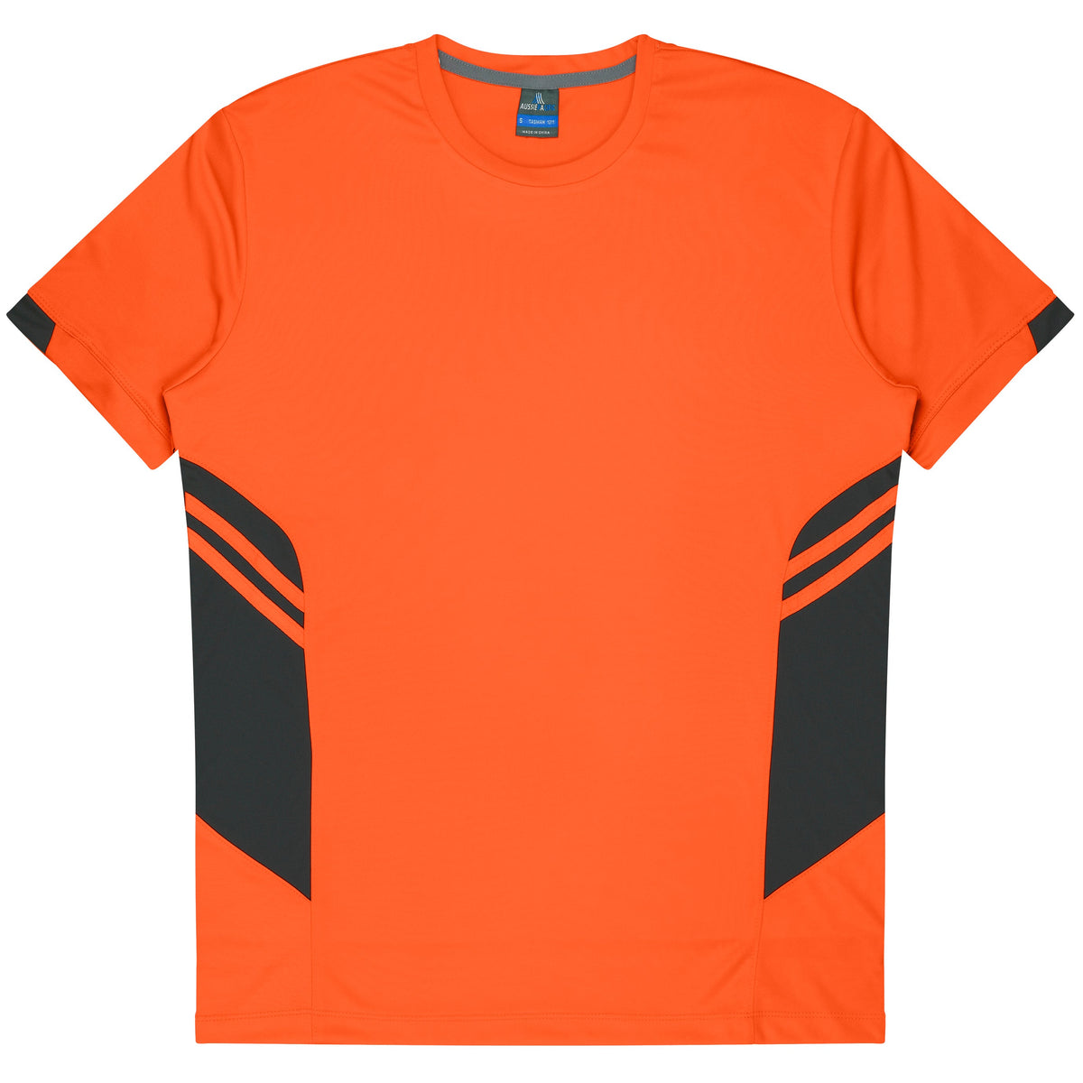 Aussie Pacific Tasman Men's Tee 1211 - Neon Orange/Slate