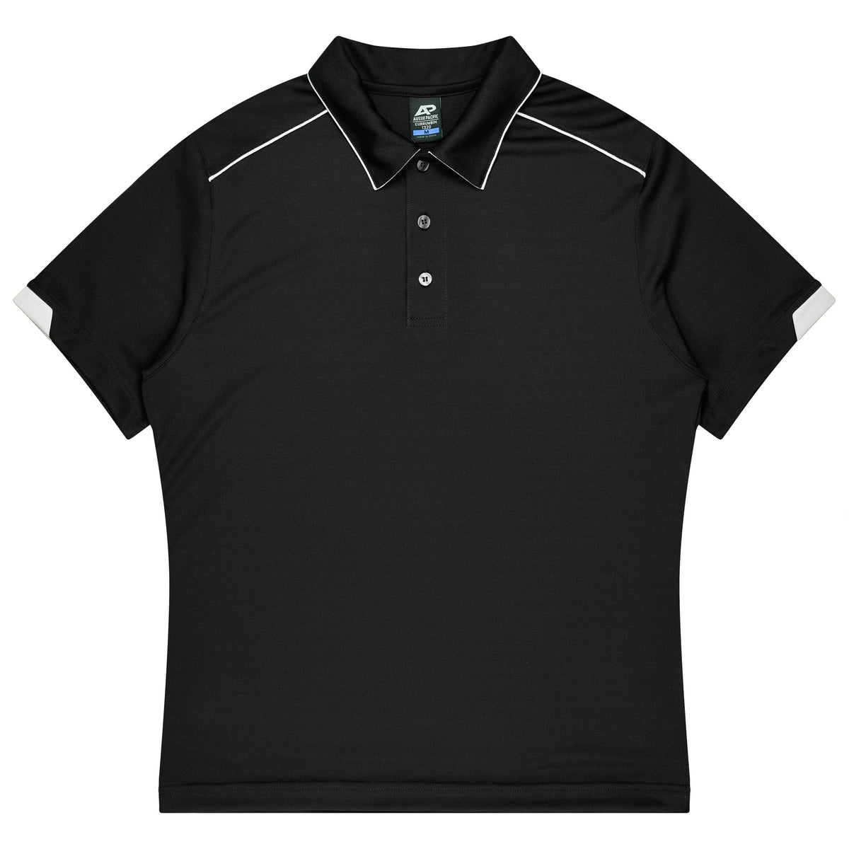 Aussie Pacific Currumbin Kids Polo 3320 - Black/White