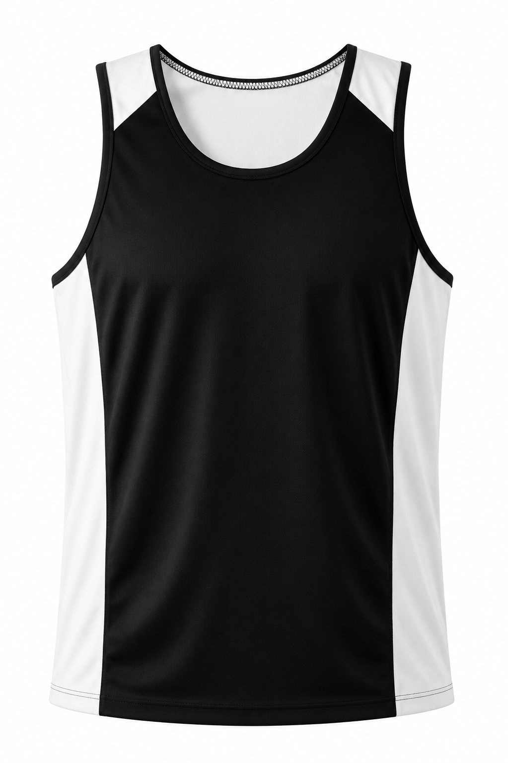Aussie Pacific Premier Men's Singlet 1101 - Black/White