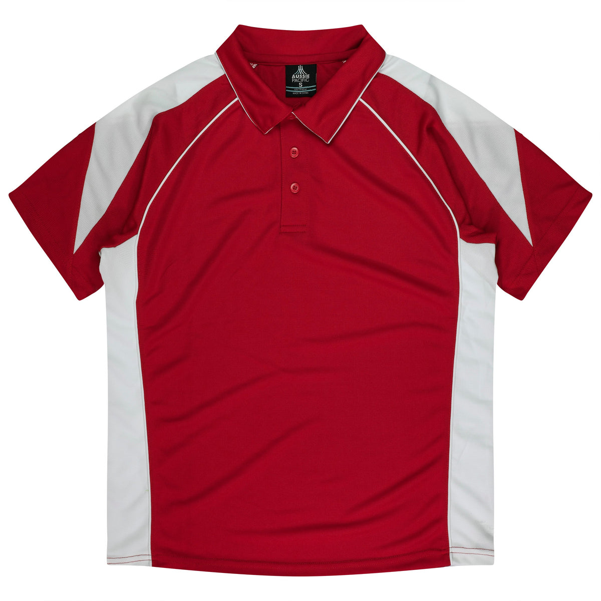 Aussie Pacific Premier Kids Polo 3301 - Red/White