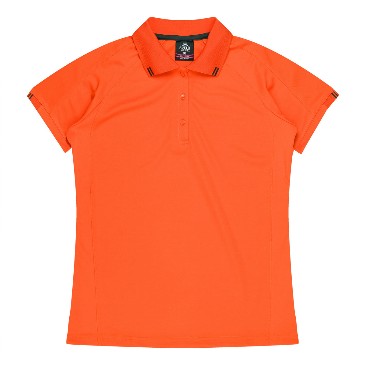 Aussie Pacific Flinders Ladies Polo 2308 - Orange/Slate