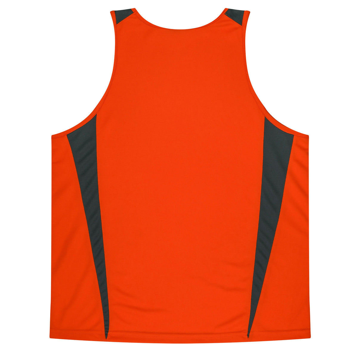 Aussie Pacific Eureka Kids Singlet 3104 - Orange/Charcoal