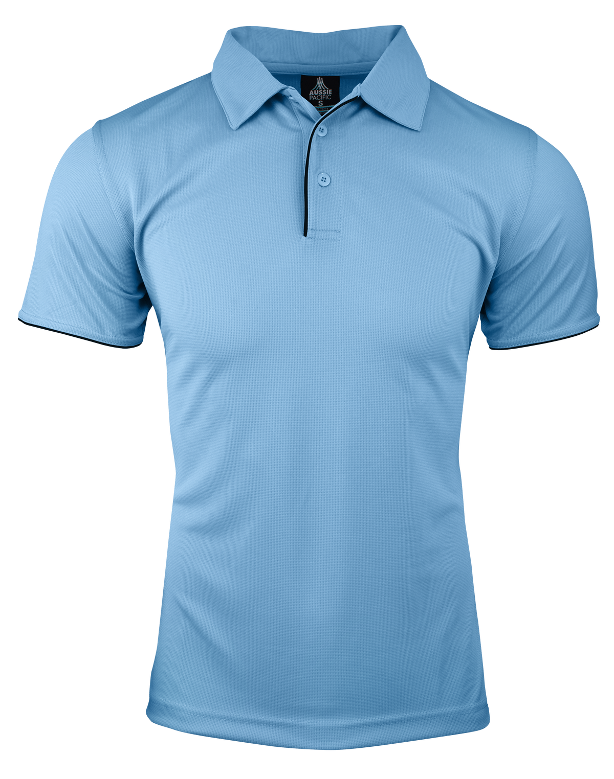 Aussie Pacific Yarra Men's Polo 1302 - Sky/Navy