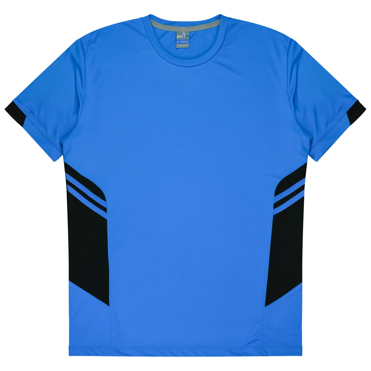 Aussie Pacific Tasman Men's Tee 1211 - Cyan/Black