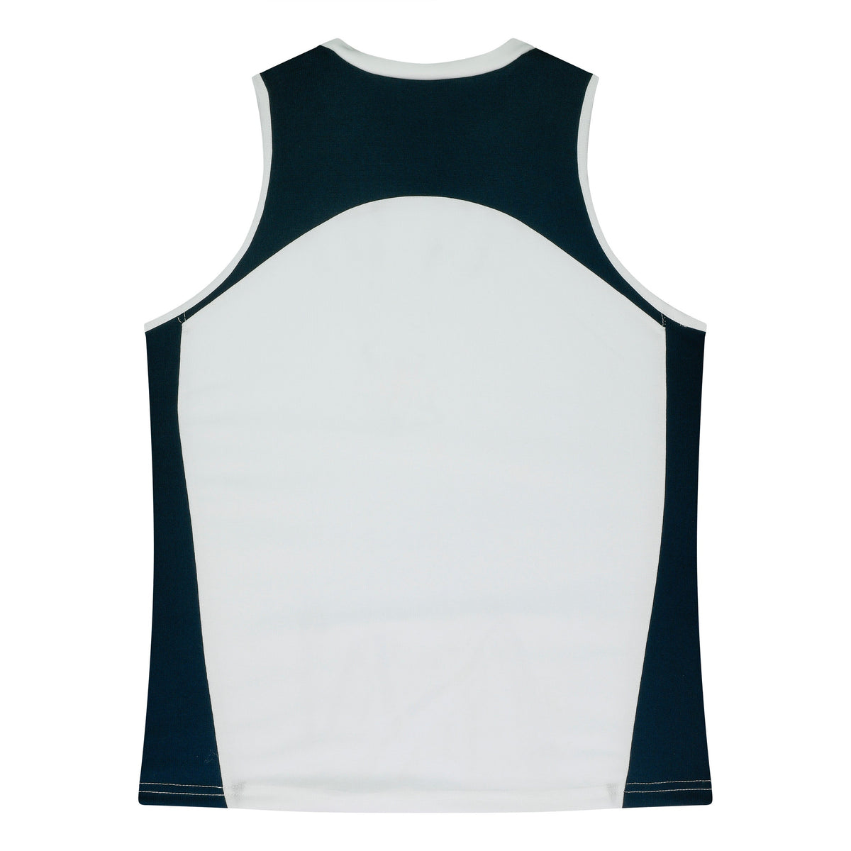 Aussie Pacific Premier Ladies Singlet 2101 - White/Navy
