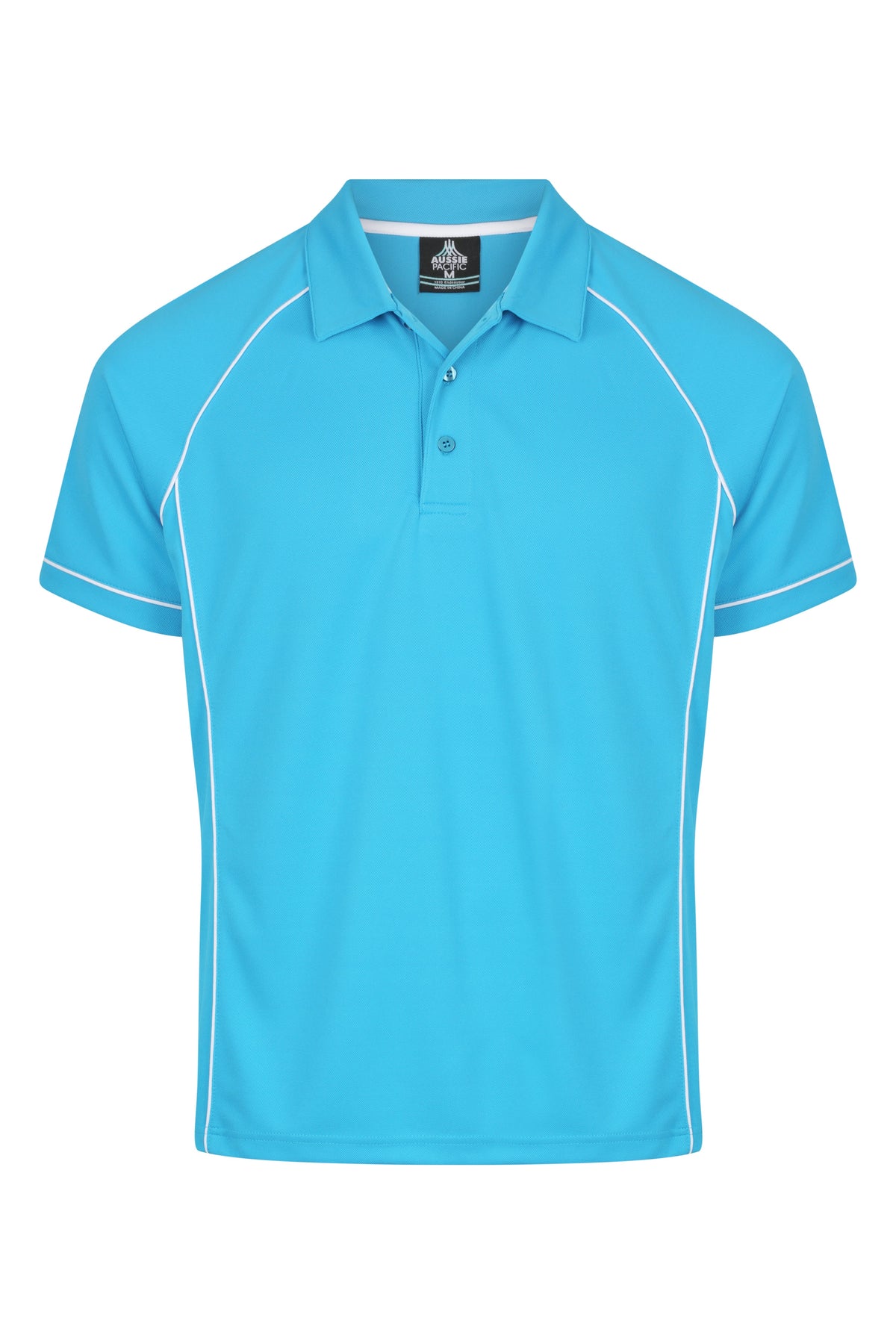 Aussie Pacific Endeavour Men's Polo 1310 - Pacific Blue/White