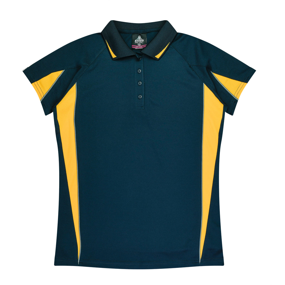 Aussie Pacific Eureka Ladies Polo 2304 - Navy/Gold
