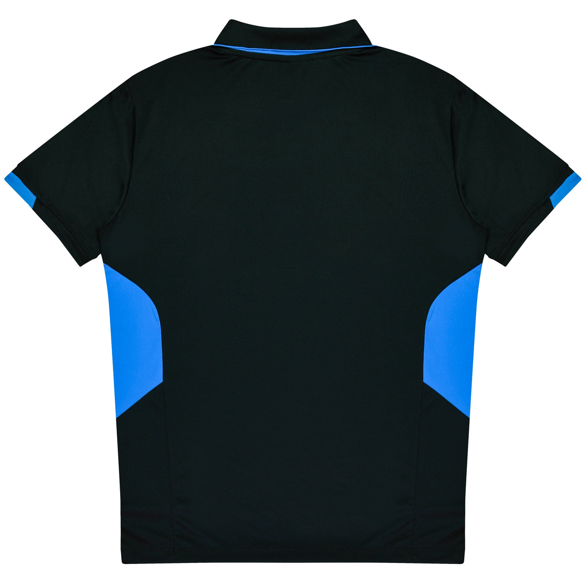 Aussie Pacific Tasman Kids Polo 3311 - Black/Cyan