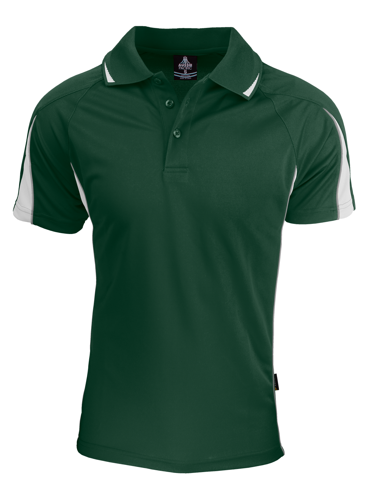 Aussie Pacific Eureka Men's Polo 1304 - Bottle/White