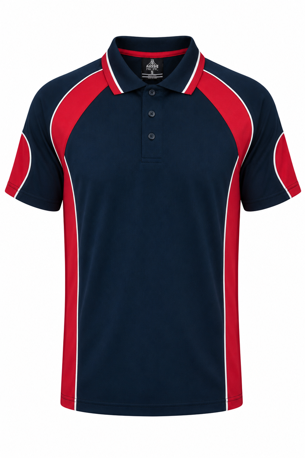 Aussie Pacific Murray Men's Polo 1300 - Navy/Red