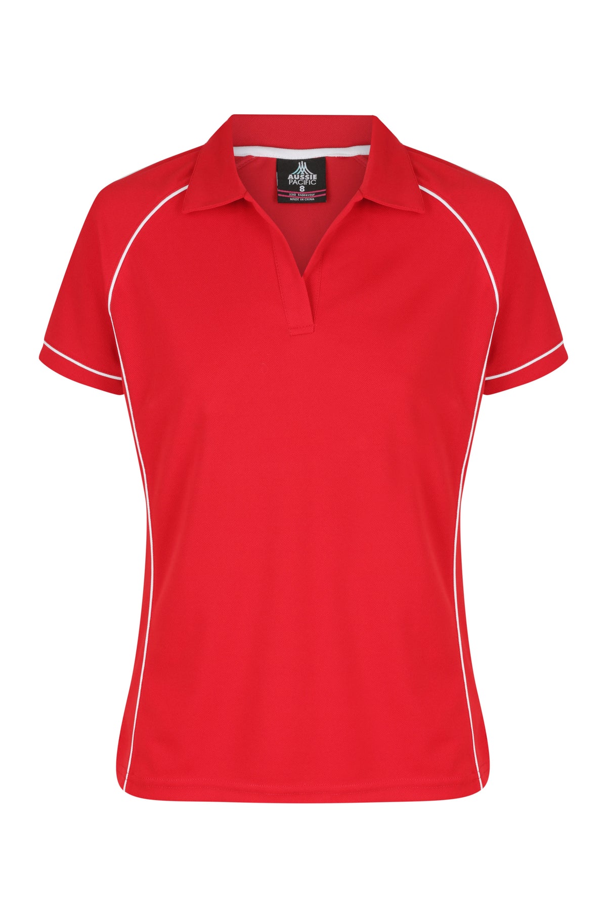 Aussie Pacific Endeavour Ladies Polo 2310 - Red/White