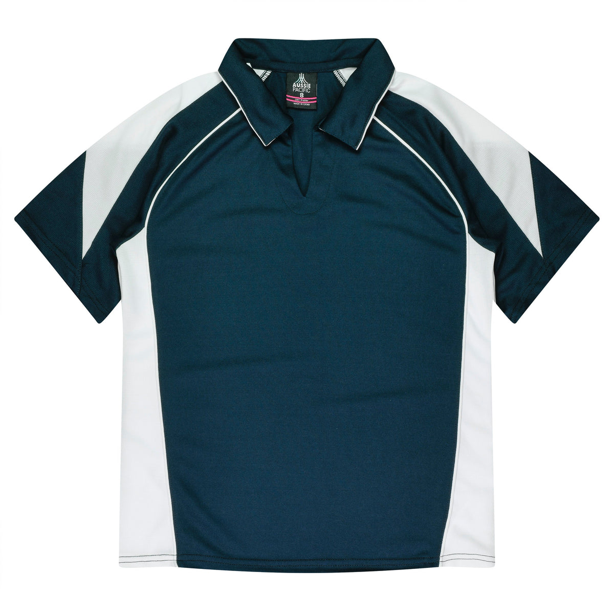 Aussie Pacific Premier Ladies Polo 2301 - Navy/White