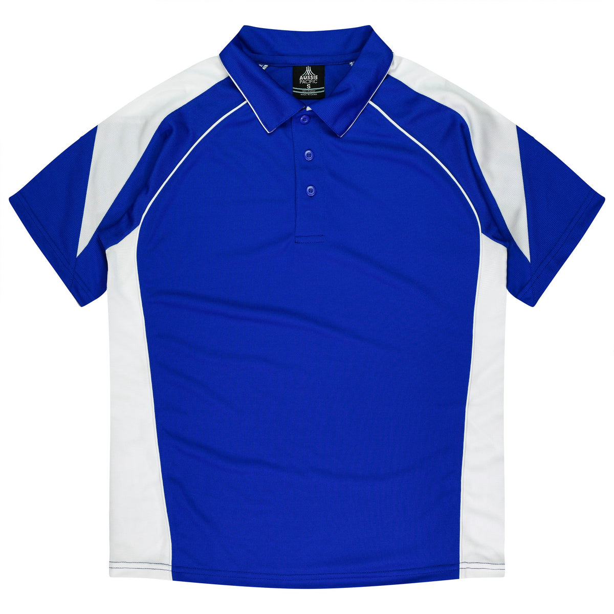 Aussie Pacific Premier Kids Polo 3301 - Royal/White