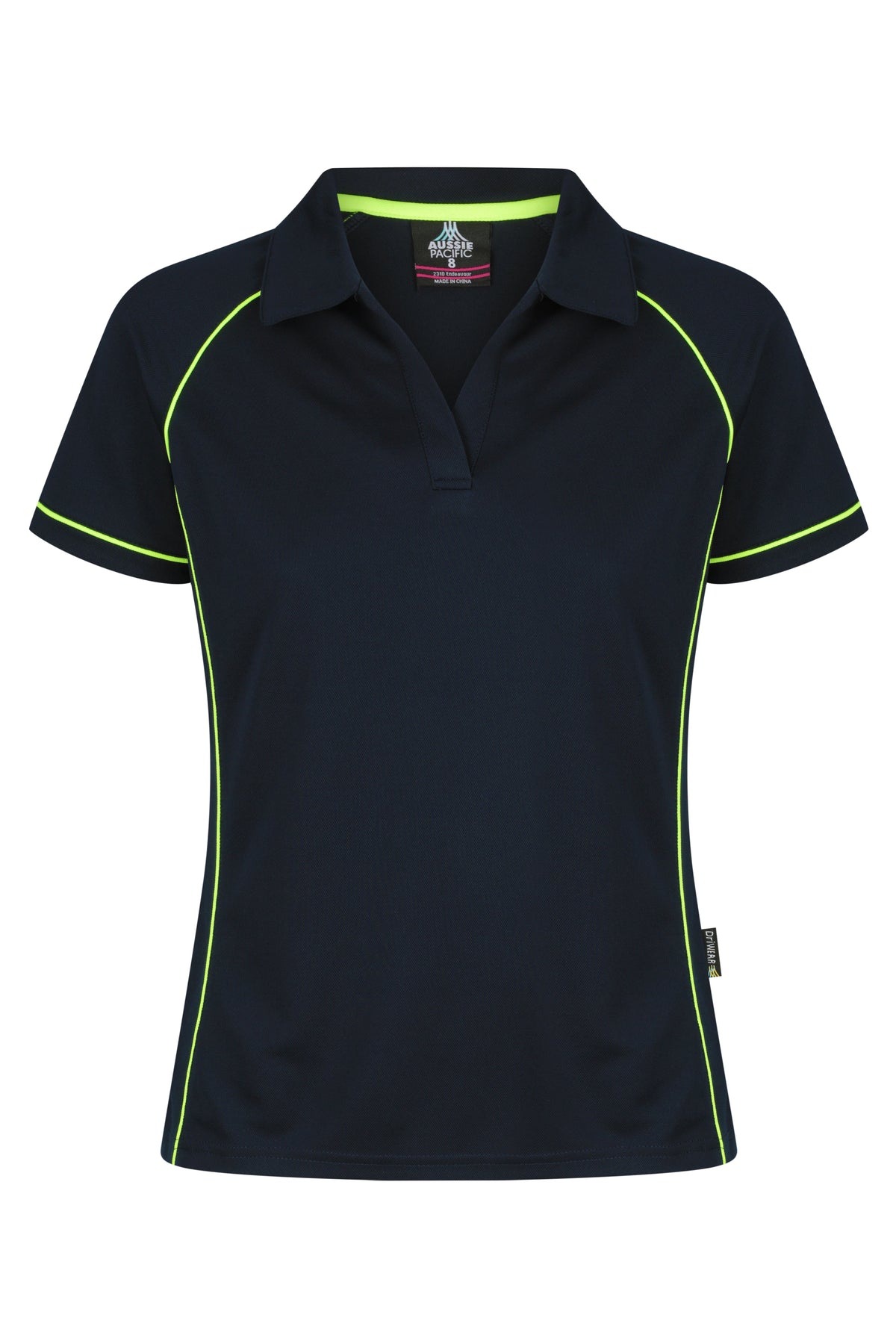 Aussie Pacific Endeavour Ladies Polo 2310 - Navy/Green