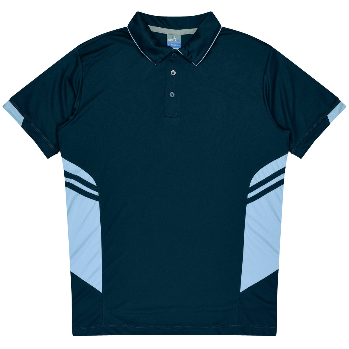 Aussie Pacific Tasman Kids Polo 3311 - Navy/Sky