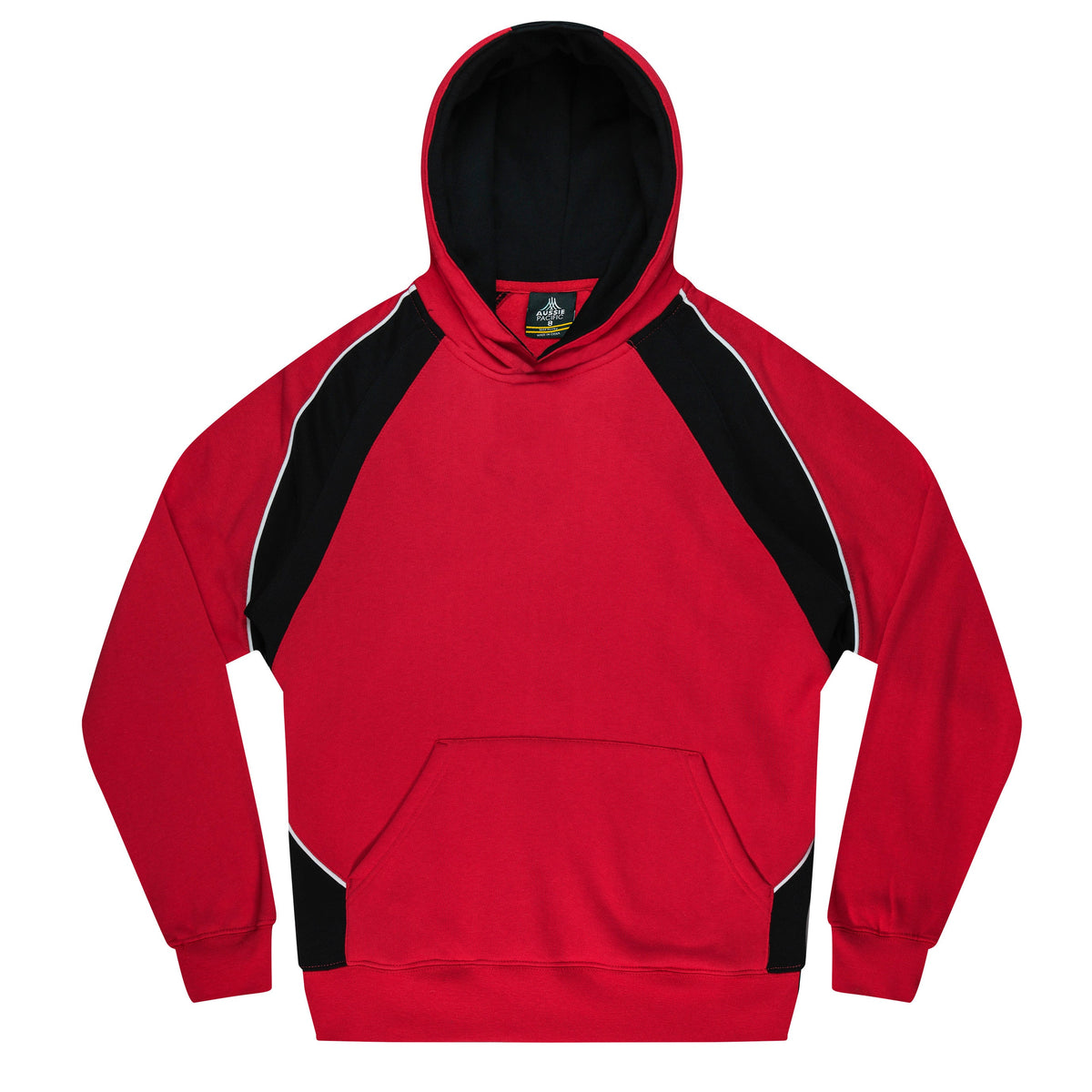 Aussie Pacific Huxley Kids Hoodie 3509 - Red/Black/White