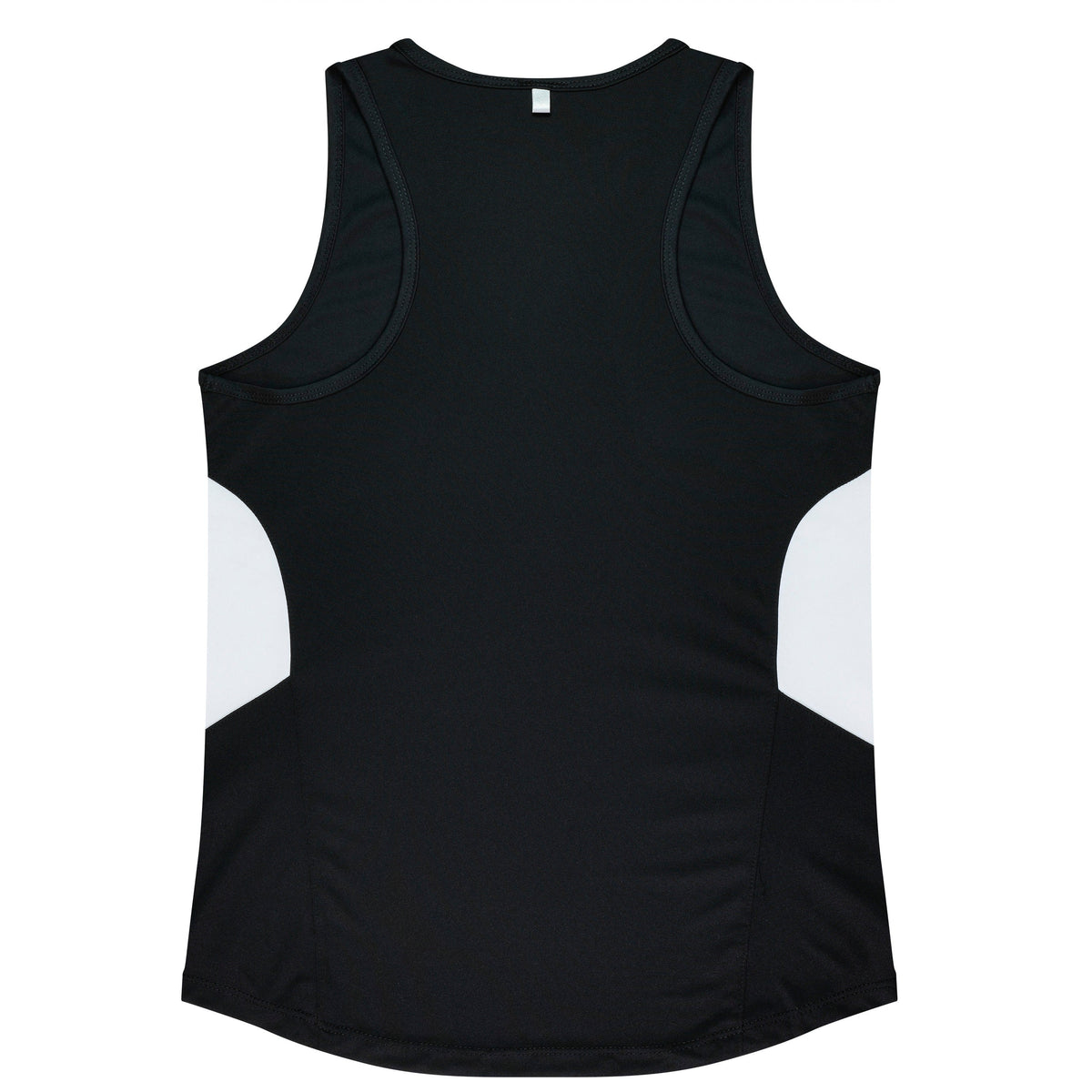 Aussie Pacific Tasman Ladies Singlet 2111 - Black/White