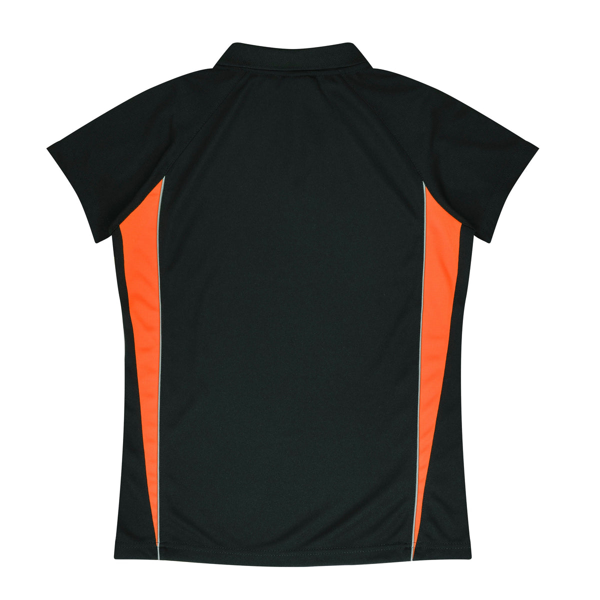 Aussie Pacific Eureka Ladies Polo 2304 - Black/Orange