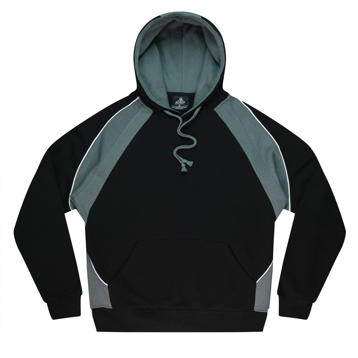 Aussie Pacific Huxley Men's Hoodie 1509 - Black/Ashe/White