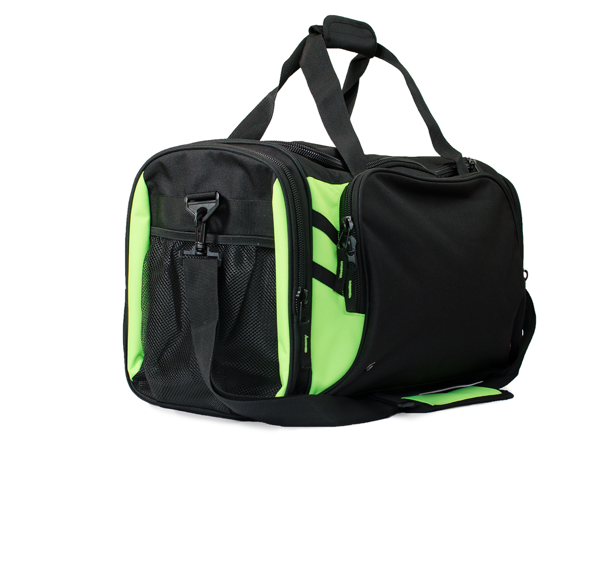 Aussie Pacific Tasman Sports Bag 4001 - Black/Neon Green