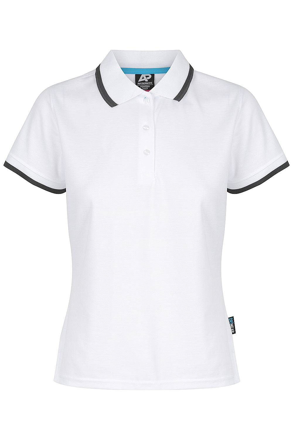 Aussie Pacific Portsea Ladies Polo 2321 - White/Slate