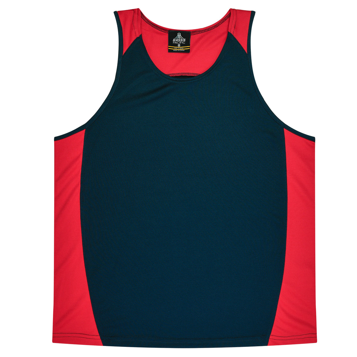 Aussie Pacific Premier Kids Singlet 3101 - Navy/Red