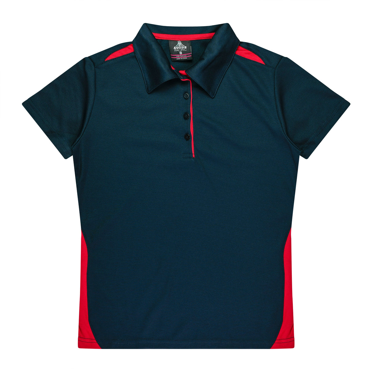 Aussie Pacific Paterson Ladies Polo 2305 - Navy/Red