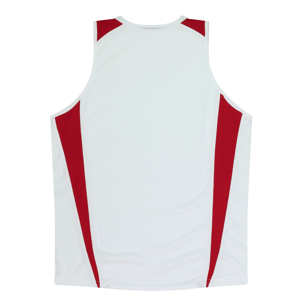 Aussie Pacific Eureka Ladies Singlet 2104 - White/Red