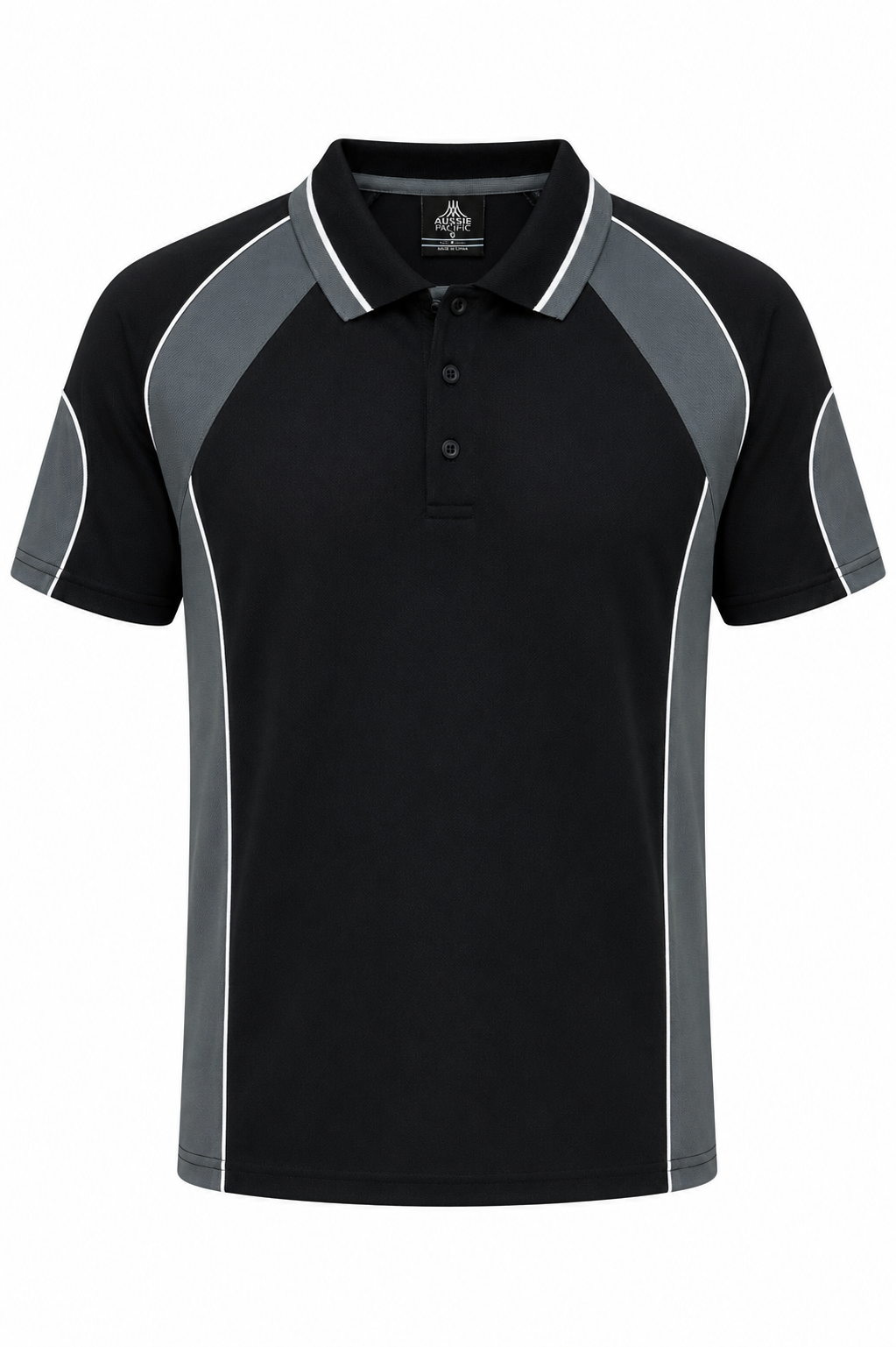 Aussie Pacific Murray Men's Polo 1300 - Black/Ashe