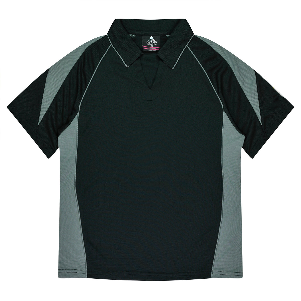 Aussie Pacific Premier Ladies Polo 2301 - Black/Ashe
