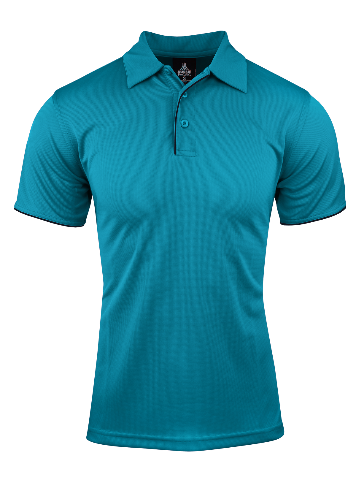Aussie Pacific Yarra Men's Polo 1302 - Teal/Black