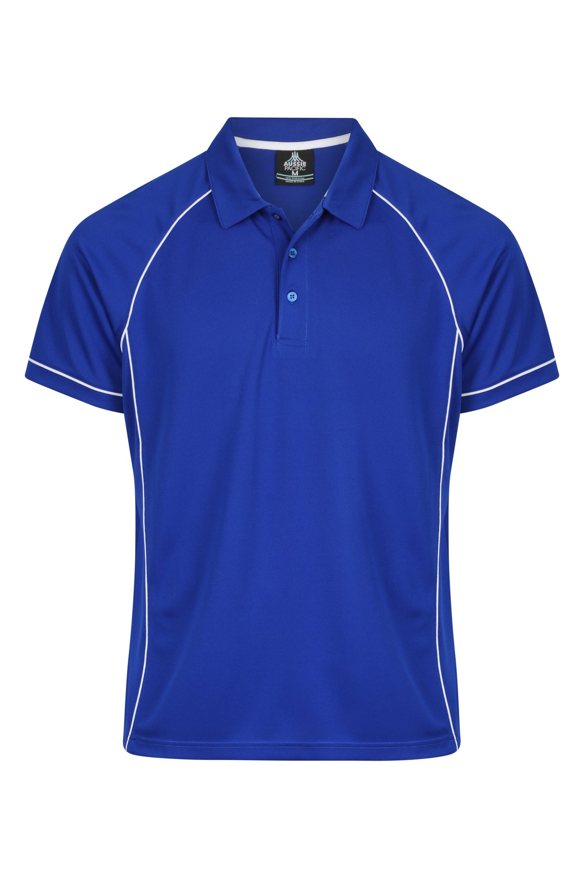 Aussie Pacific Endeavour Men's Polo 1310 - Royal/White