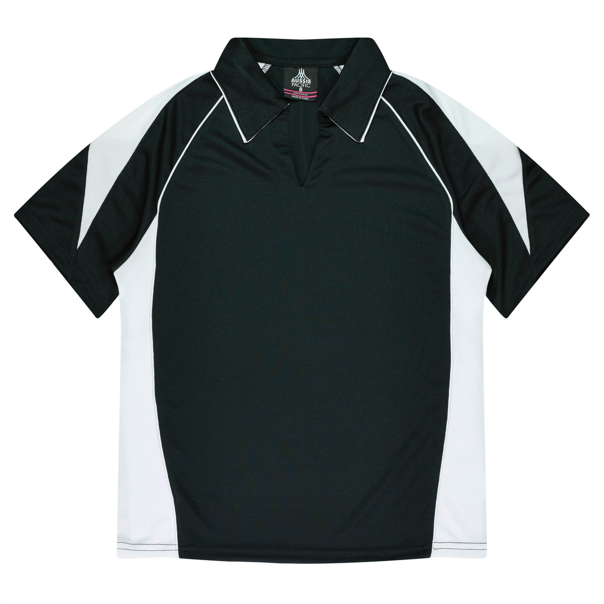 Aussie Pacific Premier Ladies Polo 2301 - Black/White