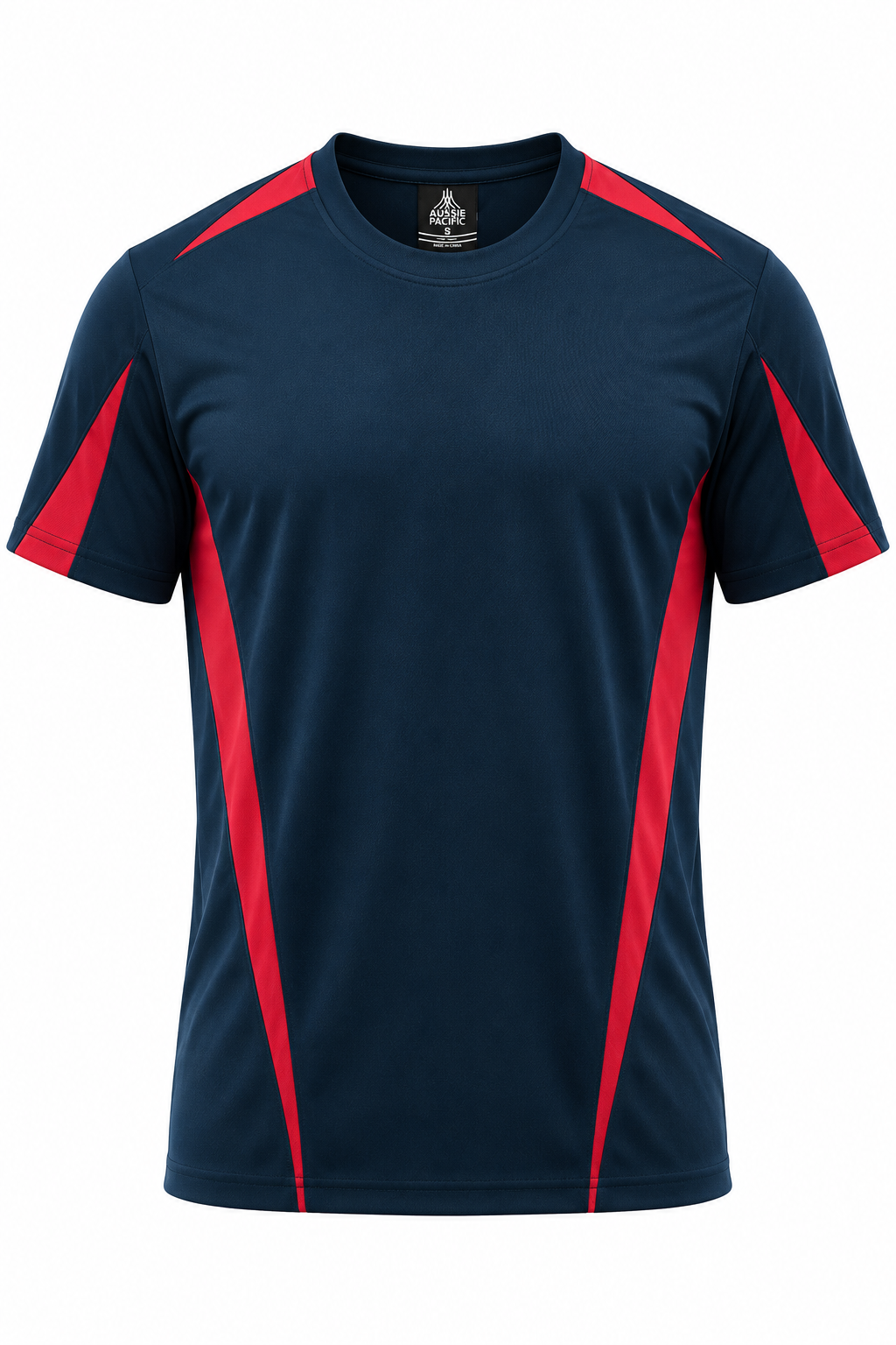 Aussie Pacific Eureka Men's Tee 1204 - Navy/Red